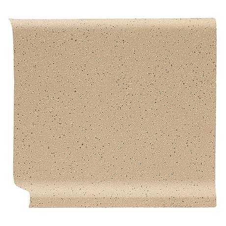 Elemental Beige 6x6 Ceramic Quarry Tile Cove Base Inside Corner (14 per box)
