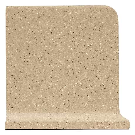 Elemental Ironspot Beige 6x6 Ceramic Quarry Tile Cove Base Left Outside Corner (14 per box)