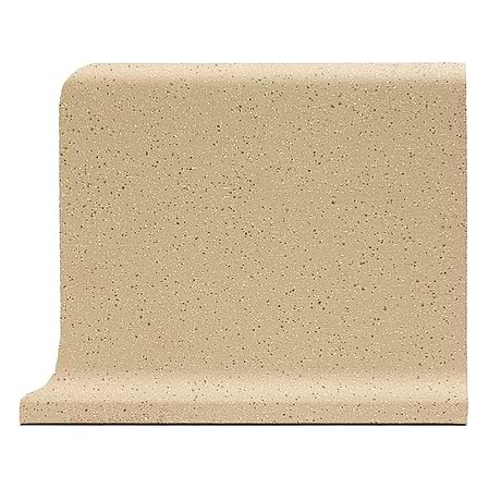 Elemental Beige 6x8 Ceramic Quarry Tile Cove Base Right Outside Corner (14 per box)