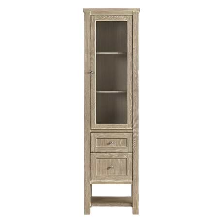 Breckenridge Whitewashed Oak  22x80 Linen Cabinet by JMV