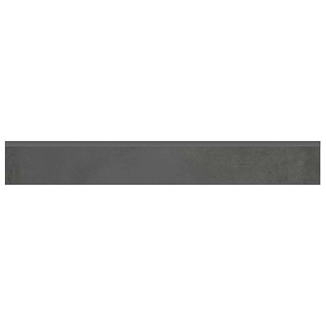 Flatiron Black 3x24 Semi-Polished Porcelain Bullnose by Angela Harris