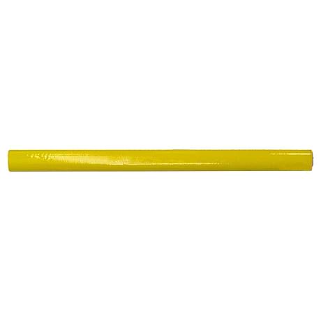 Emery Yellow .5x8 Handmade Crackled Glossy Terracotta 1/4 Round Bullnose