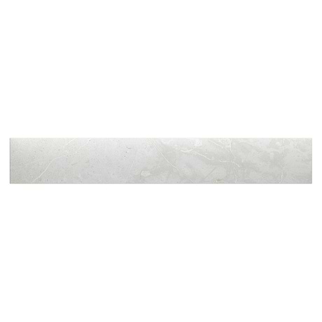 Boscato Cream White 3x24 Marble Look Matte Porcelain Bullnose
