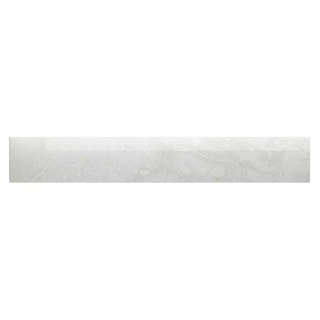 Boscato Cream White 3x24 Marble Look Polished Porcelain Bullnose