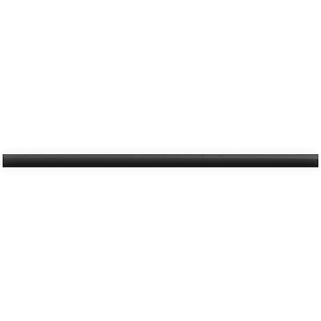 Rework Leather Black Matte Porcelain 1/4 Round Bullnose