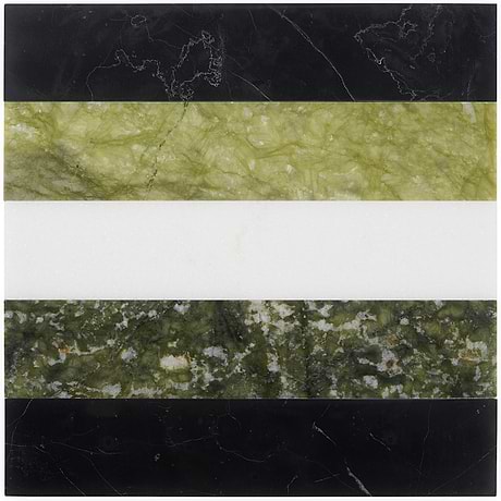 Arc Linear Soul Multicolor 12X12 Polished Marble Mosaic By Elizabeth Sutton