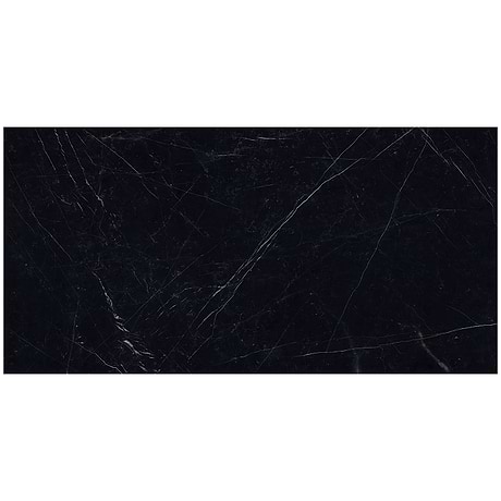 TilebarXL Marmi Slim Black Marquina 60x120 Polished Porcelain Slab