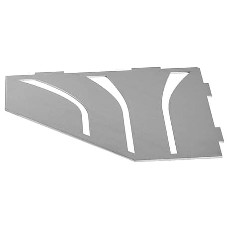 Essential Brushed Stainless Steel XL Kaska Shower Shelf