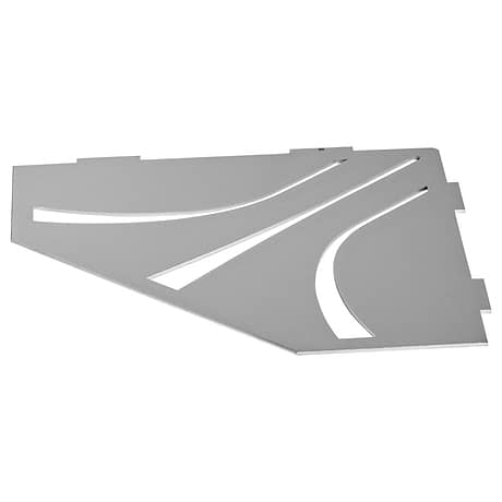 Essential Brushed Stainless Steel XL Quell Shower Shelf