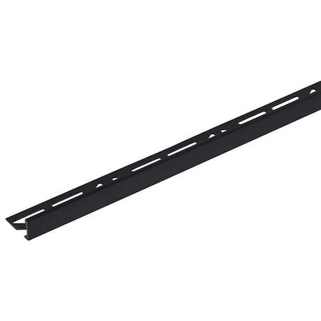 Essential Trims by Blanke Powder-Coated Coal Black 1/2" (12.5mm) Edge Protector Trim