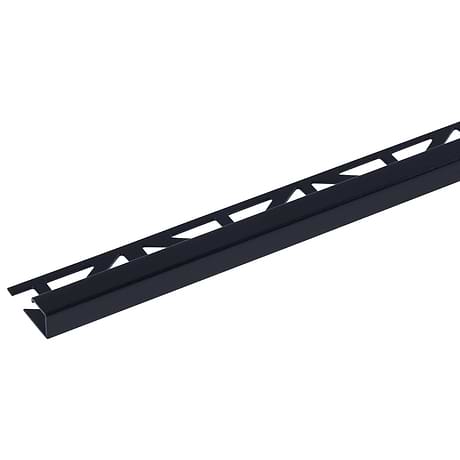 Essential Trims by Blanke Powder-Coated Coal Black 7/16" (11mm) Cubeline