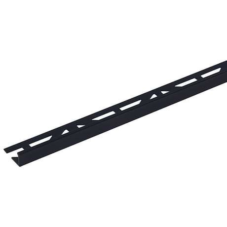 Essential Trims by Blanke Powder-Coated Graphite 3/8" (10mm) Edge Protector Trim