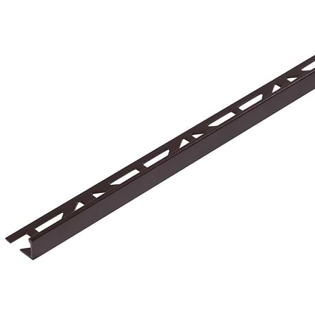Essential Trims by Blanke Powder-Coated Industrial Rust 1/2" (12.5mm) Edge Protector Trim