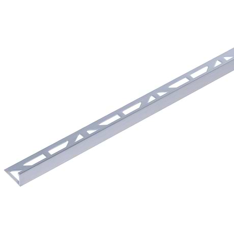 Essential Trims by Blanke Brushed Anodized Satin Silver 1/2" (12.5mm) Edge Protector Trim