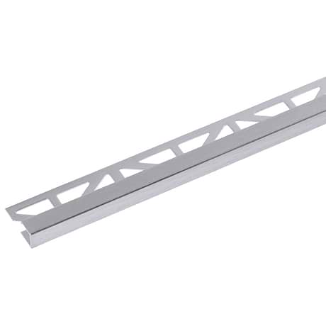 Essential Trims by Blanke Brushed Anodized Satin Silver 7/16" (11mm) Cubeline