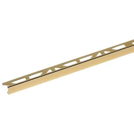 Essential Trims by Blanke Anodized Shiny Gold 1/2" (12.5mm) Edge Protector Trim