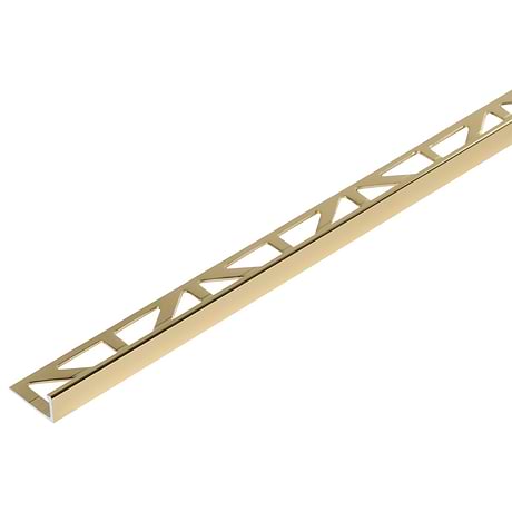 Essential Trims by Blanke Anodized Shiny Gold 3/8" (10mm) Edge Protector Trim