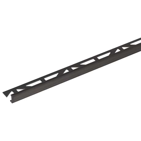 Essential Trims by Blanke Brushed Anodized Titanium Bronze 3/8" (10mm) Edge Protector Trim