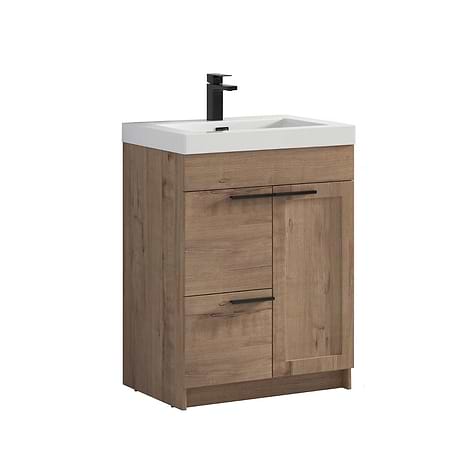 Mona 24" Classic Oak Vanity And Counter