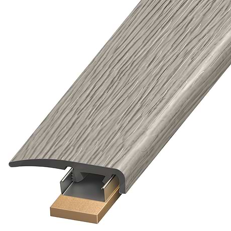 ReNew LVT Aspen Pecan Chelsea Gray 1.38x94" LVT Slim End Cap by Versatrim
