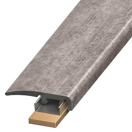 Renew LVT Metalcrete Wildmist 1.38x94" LVT Slim End Cap by Versatrim