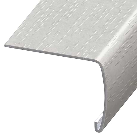 Bond LVT Palladium 2x1.5x94" VersaEdge Xtra Tall Stair Nose by Versatrim