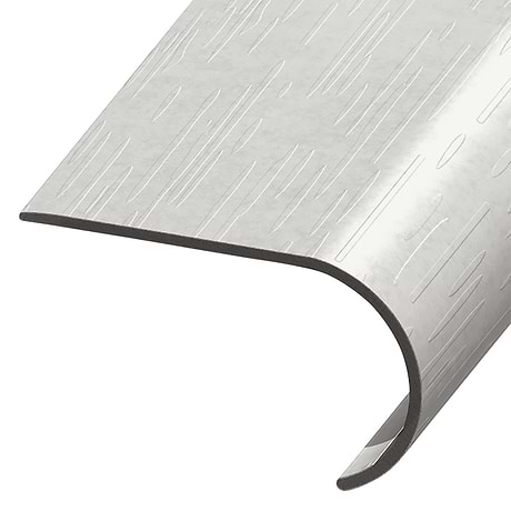 Bond LVT Palladium 2.48x1.52x94" LVT Round Stair Nose by Versatrim