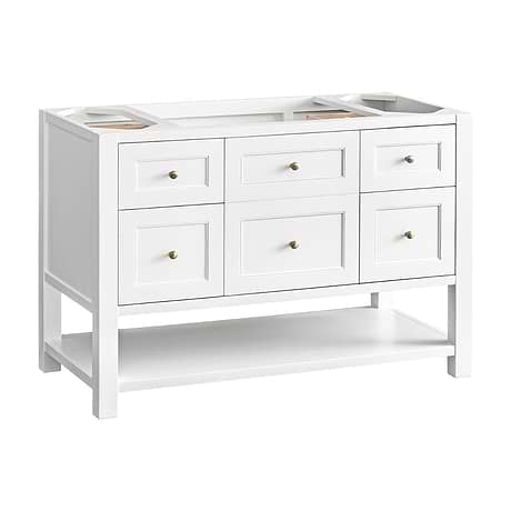 Breckenridge Bright White 48" Single Vanity without Top by JMV