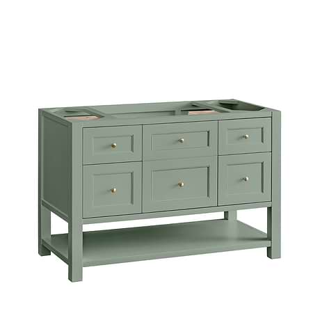 Breckenridge Breckenridge Smokey Celadon Green 48" Single Vanity without Top by JMV