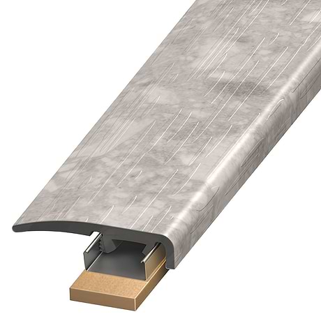 Rizo LVT Gray 1.38x94" LVT Slim End Cap by Versatrim