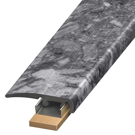 Rizo LVT Charcoal 1.38x94" LVT Slim End Cap by Versatrim