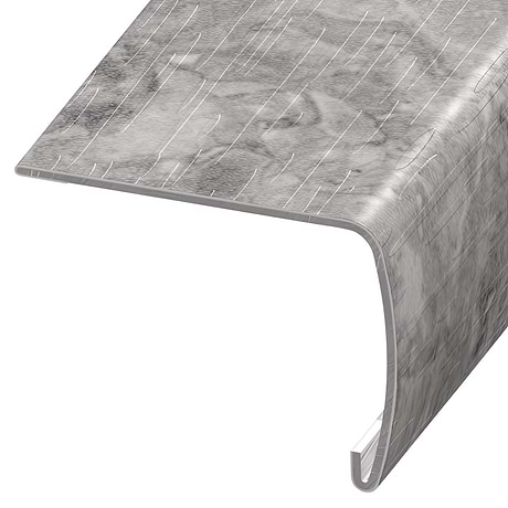 Rizo LVT Earth 2x1.5x94" VersaEdge Xtra Tall Stair Nose by Versatrim