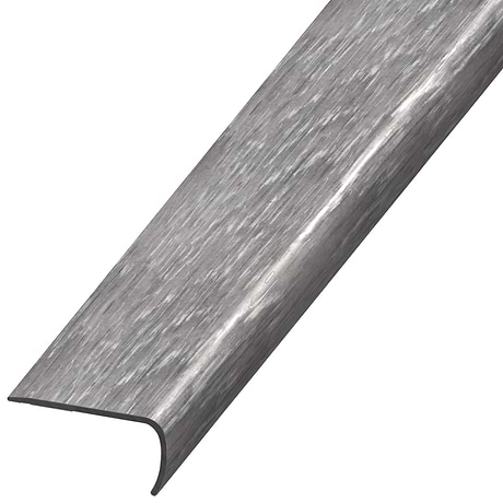 Woodcrete LVT Silver Gray 2x1x94" VersaEdge Stair Nose by Versatrim