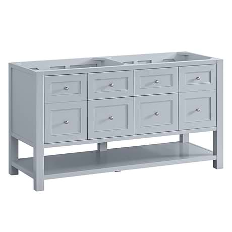 Breckenridge Serenity Blue 60" Double Vanity without Top by JMV