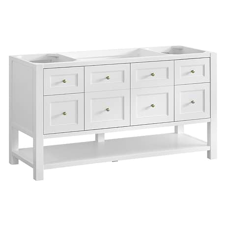 Breckenridge Bright White 60" Single Vanity without Top by JMV