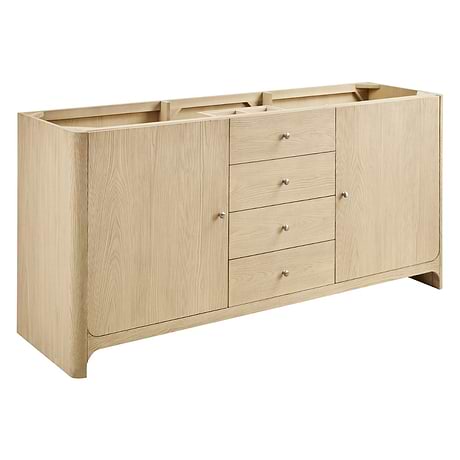 Gracyn Driftwood 72" Double Vanity without Top by JMV