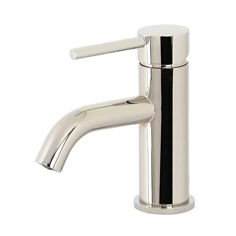 Lawrence Polished Nickel 2" Single Hole Bathroom Faucet With Pop Up Standard Drain