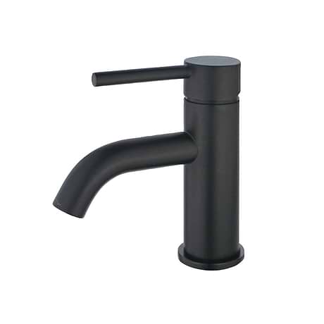 Lawrence Matte Black 2" Single Hole Bathroom Faucet With Pop Up Standard Drain