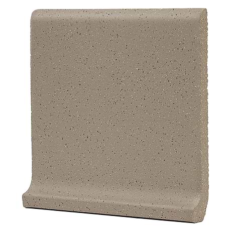 Elemental  Gray 6x6 Ceramic Quarry Tile Cove Base (14 per box)