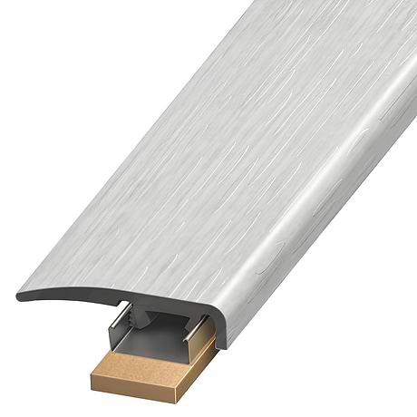 Fleetwood LVT Silver 1.38x94" LVT Slim End Cap by Versatrim