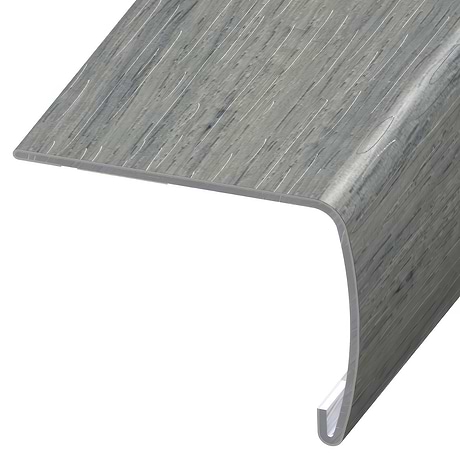 Sky LVT Oak Coastal Blue 2x1.5x94" VersaEdge Xtra Tall Stair Nose by Versatrim
