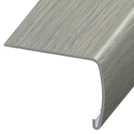 Sky LVT Oak Shadow Blue 2x1.5x94" VersaEdge Xtra Tall Stair Nose by Versatrim
