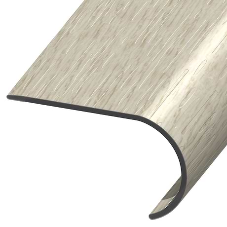 Hudson LVT Misty Sky 2.48x1.52x94" LVT Round Stair Nose by Versatrim
