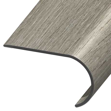 Hudson LVT Ash 2.48x1.52x94" LVT Round Stair Nose by Versatrim