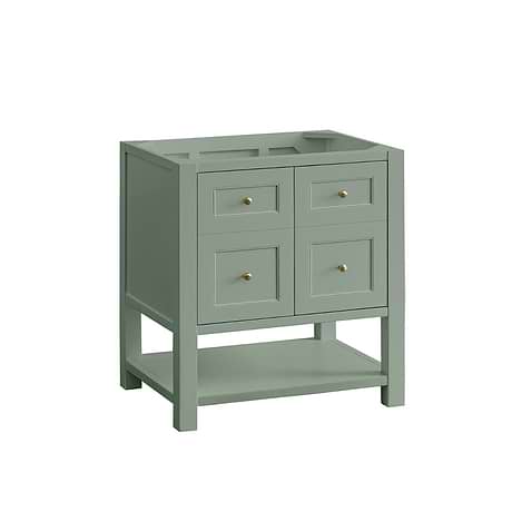 Breckenridge Breckenridge Smokey Celadon Green 30" Single Vanity without Top by JMV