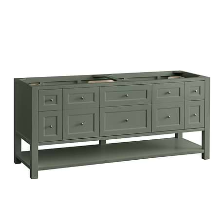 Breckenridge Smokey Celadon 72" Double Vanity without Top by JMV