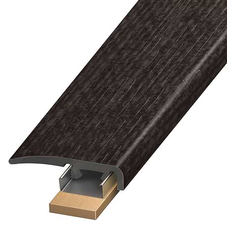 Ristretto LVT Charcoal 1.38x94" LVT Slim End Cap by Versatrim