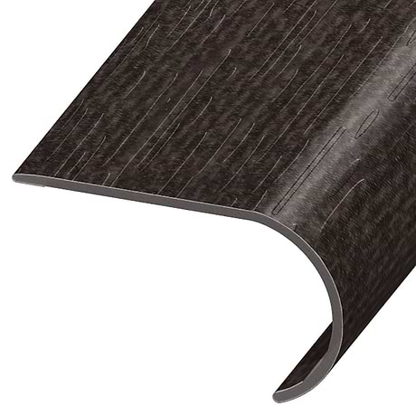 Ristretto LVT Charcoal 2.48x1.52x94" LVT Round Stair Nose by Versatrim