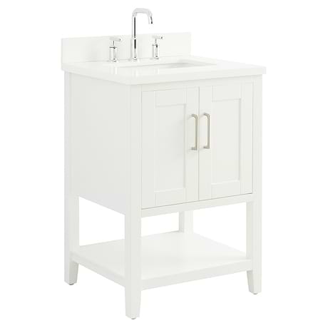 Sheraton 24" White Vanity with Quartz Counter