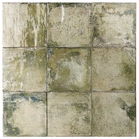 Dunmore Green 8X8 Polished Ceramic Tile by Angela Harris